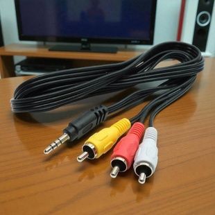 Кабель 3R-3.5mm 1.5m aux Чорний