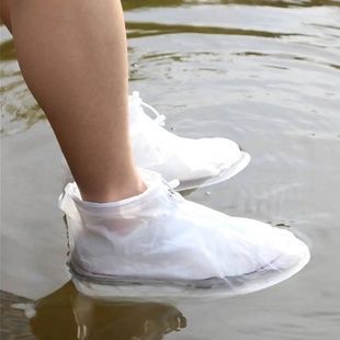 Чехлы-бахилы от дождя COVER FOR RAIN SHOES Белые XXL
