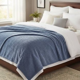 Плед-покрывало Blanket 180*200 Синий