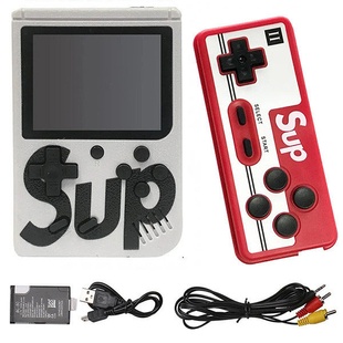 Портативна приставка Retro FC Game Box Sup 400 in 1 Plus White + джойстик