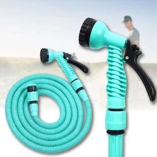 Шланг растягивающийся для полива 10м EXPANDABLE GARDEN HOSE Зеленый