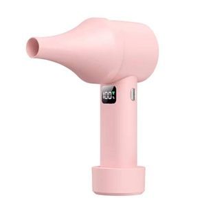 Турбовентилятор для розжига кальянов с USB зарядкой Turbo Handheld Fan T60 Розовый