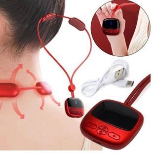Масажер-підвіска на шию мікроточковий Neck Massager Червоний