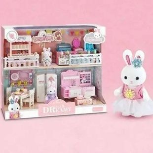 Набор игровой Кафе зайки 6626 Розовый
