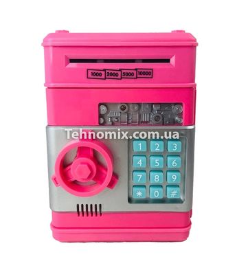 Электронная копилка с кодовым замком Mony Safe Розово-серебряная