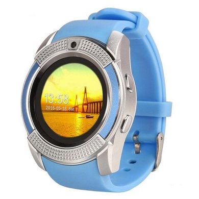 Розумний годинник Smart Watch V8 blue