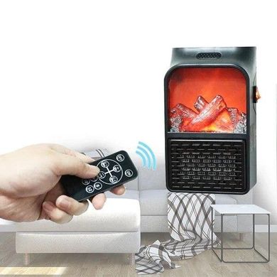 Камин обогреватель настенный Flame Heater с пультом 500 Вт