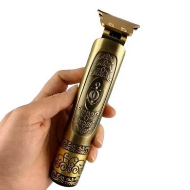 Машинка для стрижки волосся акумуляторна GEEMY-6721 Золота