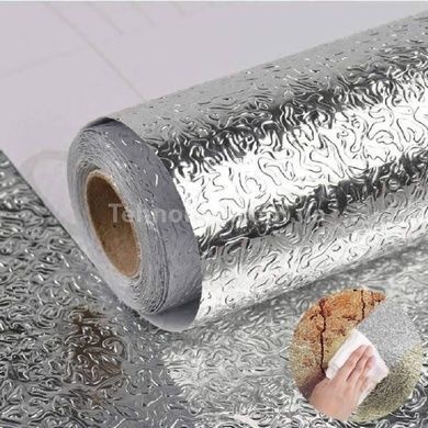 Фольга для кухні самоклеюча 6м*60см 022 Срібло