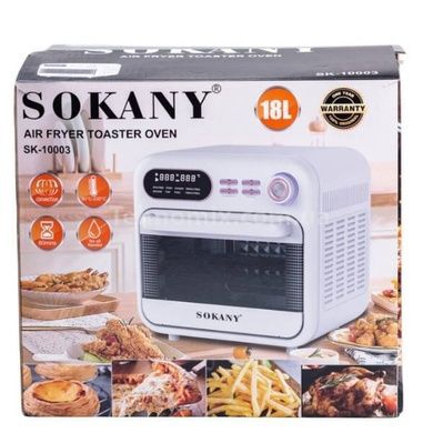 Аерофритюрниця з функцією духовки 18л 1800Вт Sokany SK-10003 Біла