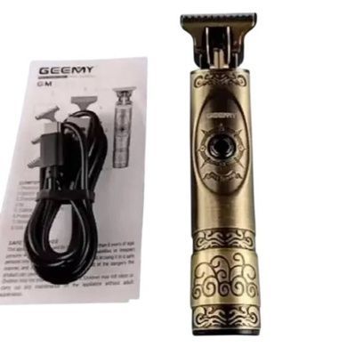 Машинка для стрижки волосся акумуляторна GEEMY-6721 Золота