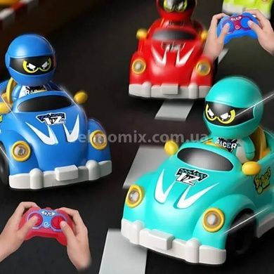 Набір ігровий Машинки на картинзі, що стикаються + 2 пульта Dodgem YJ-143-1 Червона/Синя