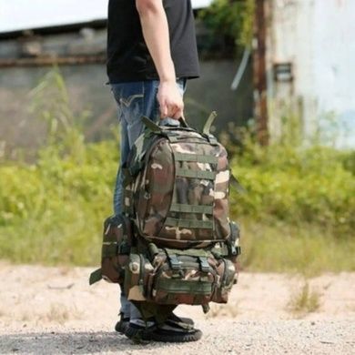 Рюкзак тактичний SP-Sport ZK-5504 48x31x20 30л Камуфляж Woodland