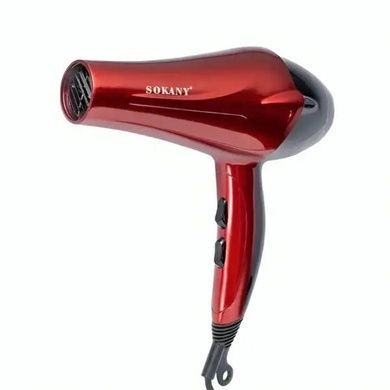 Фен для волос с двумя насадками концентраторами 2400Вт Sokany AND SK-2211 Красный
