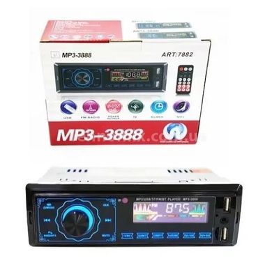 Автомагнитола MP3 3888 ISO 1DIN сенсорный дисплей