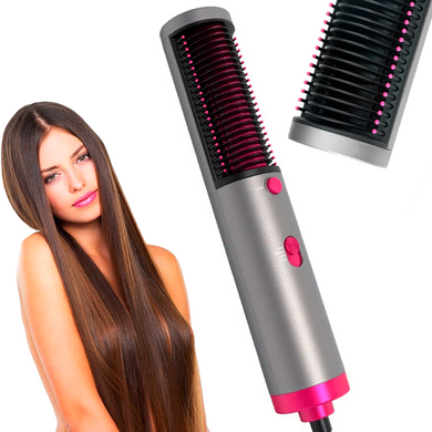 Фен-гребінець Hair Dryer And Styler Straightene XR-8802 2 в 1 800 Вт