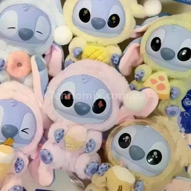 Игрушка-брелок СТИЧ СЮРПРИЗ 17см в коробке Stitch Pop Mart Рандомный персонаж,7 возможных вариантов