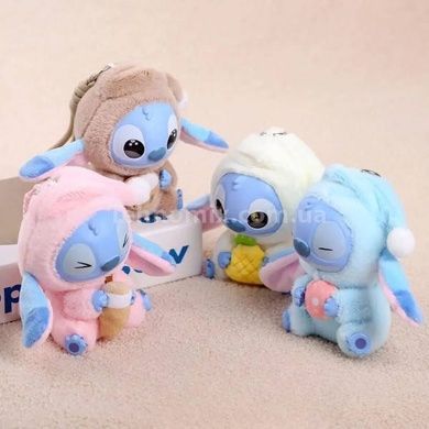 Игрушка-брелок СТИЧ СЮРПРИЗ 17см в коробке Stitch Pop Mart Рандомный персонаж,7 возможных вариантов