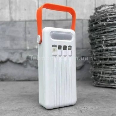 Power Bank із сонячною панеллю та проводами 180000 YM-641 CX Білий