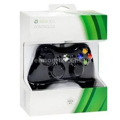 Дротовий геймпад XBOX 360 Wireless Controller Чорний