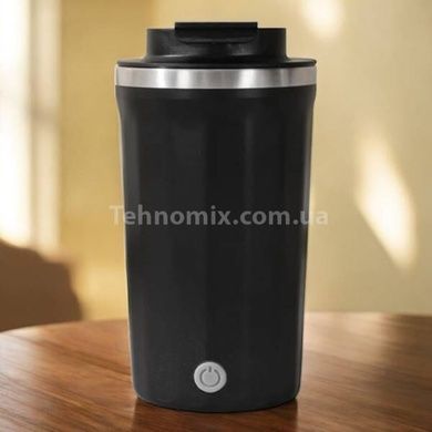 Термос мешалка автоматическая с магнитом 400смл CUP AND945 Черная