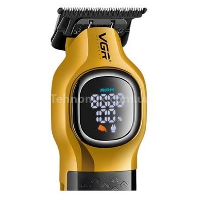 Триммер с четырьмя сменными насадками 8000RPM 1800mAh VGR V-886T GOLD Черный с золотым