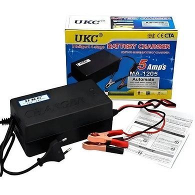 Зарядний пристрій для акумуляторів BATTERY CHARGER 5A MA-1205 Чорний