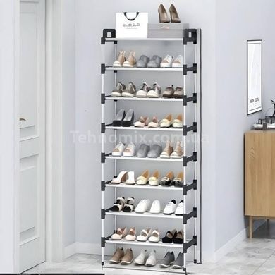 УЦЕНКА! Стеллаж для хранения обуви 8 полок Shoe rack XL-855 Черная
