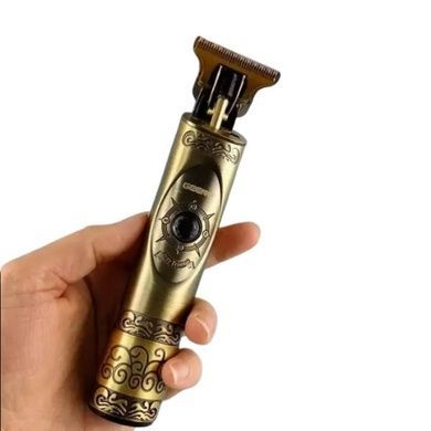 Машинка для стрижки волосся акумуляторна GEEMY-6721 Золота
