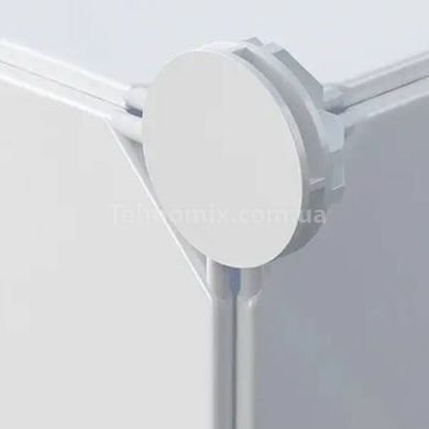 Шкаф пластиковый сборной с антресолью и боковыми полками 1800х600х2500см XL Tavol Sieko Белый