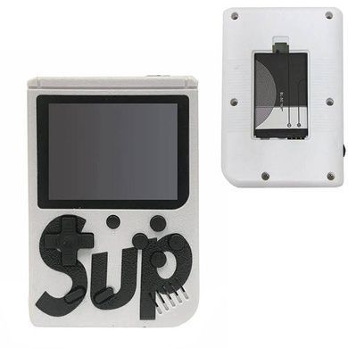 Портативна приставка Retro FC Game Box Sup 400 in 1 Plus White + джойстик