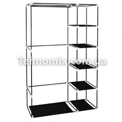 Складной тканевый шкаф Storage Wardrobe 68110 Черный