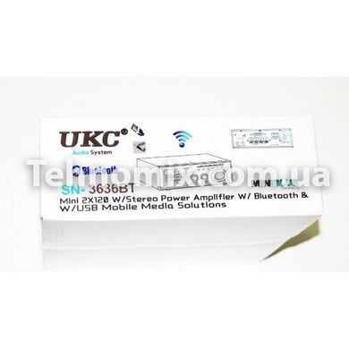 Усилитель звука UKC SN 3636 BT с радио и Bluetooth