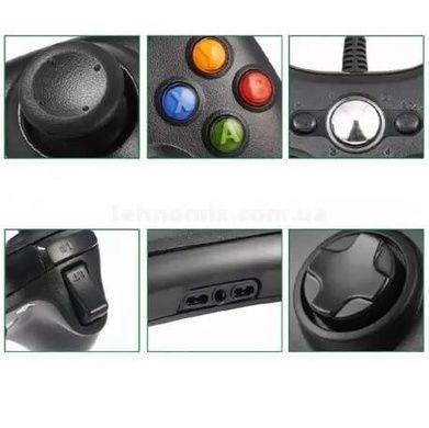 Дротовий геймпад XBOX 360 Wireless Controller Чорний