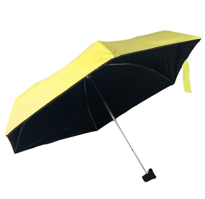 Міні-зонт кишеньковий в футлярі Жовтий