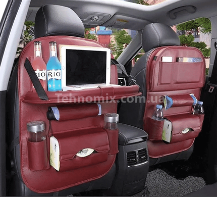 Організатор в автомобіль Folding Dinner Posture Back Hanging Bags Червоний