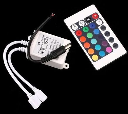 Контролер та пульт для світлодіодної стрічки LED RGB+