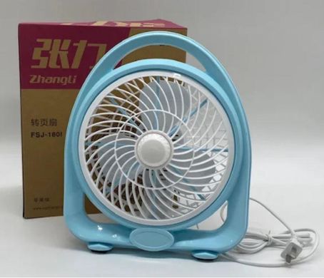 Настільний вентилятор FSJ-180I Блакитний