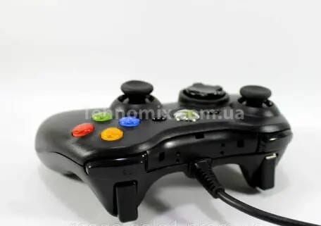 Дротовий геймпад XBOX 360 Wireless Controller Чорний