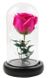 Роза в колбі з LED підсвічуванням МАЛЕНЬКА №A51 рожева