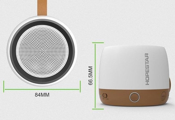 Портативная акустическая Bluetooth колонка Hopestar H17 White