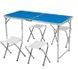 Стол и стулья для пикника Folding Table Синий
