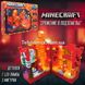 Конструктор Minecraft Битва в підземелля з LED підсвічуванням 356 деталей Червоний