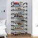 УЦЕНКА! Стеллаж для хранения обуви 8 полок Shoe rack XL-855 Черная