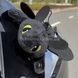 Игрушка на авто Беззубик 30см с присоской и клипсой-застёжкой на скотче Черный