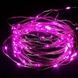 Гирлянда 200LED 20м на батарейках Розовая