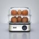 Яйцеварка электрическая автоматическая 500Вт Egg Boiler R.0073 RAF Серая с черным