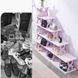 Полиця для взуття та речей на 3 яруси Shoe rack Фіолетова