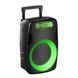 Bluetooth-колонка аккумуляторная с колесами и ручкой USB, TF-карта, AUX Gedi-1219 Черная