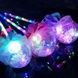 Шарик на палочке аксессуар на вечеринку Glow Sticks For Fairies Розовая ленточка